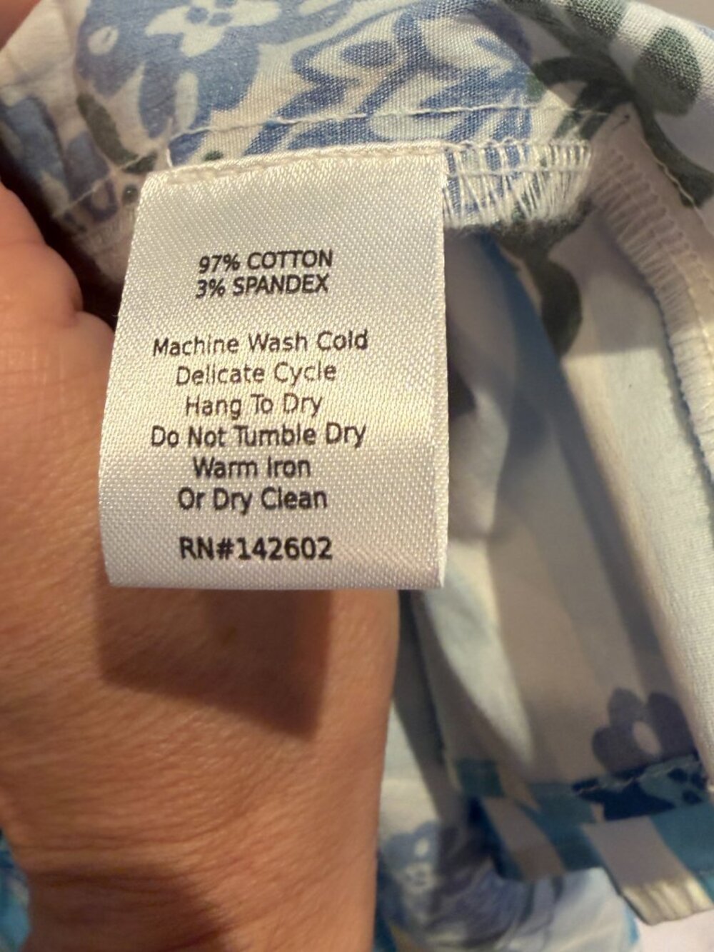 NWT Sail to Sable Hydrangea w/ Stripe Stretch Waist Poplin Skirt Sz S - Picture 6 of 6